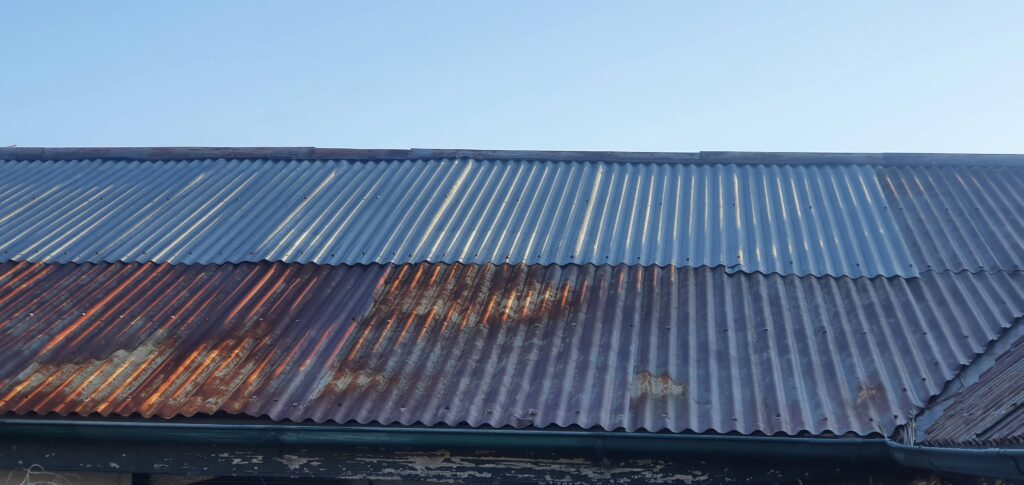 rust on metal roof