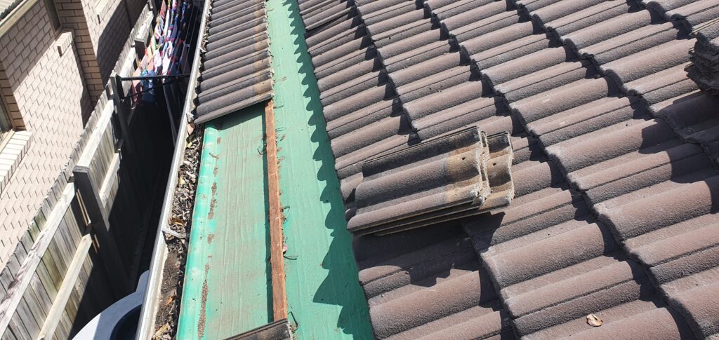 replacing brown roof tiles